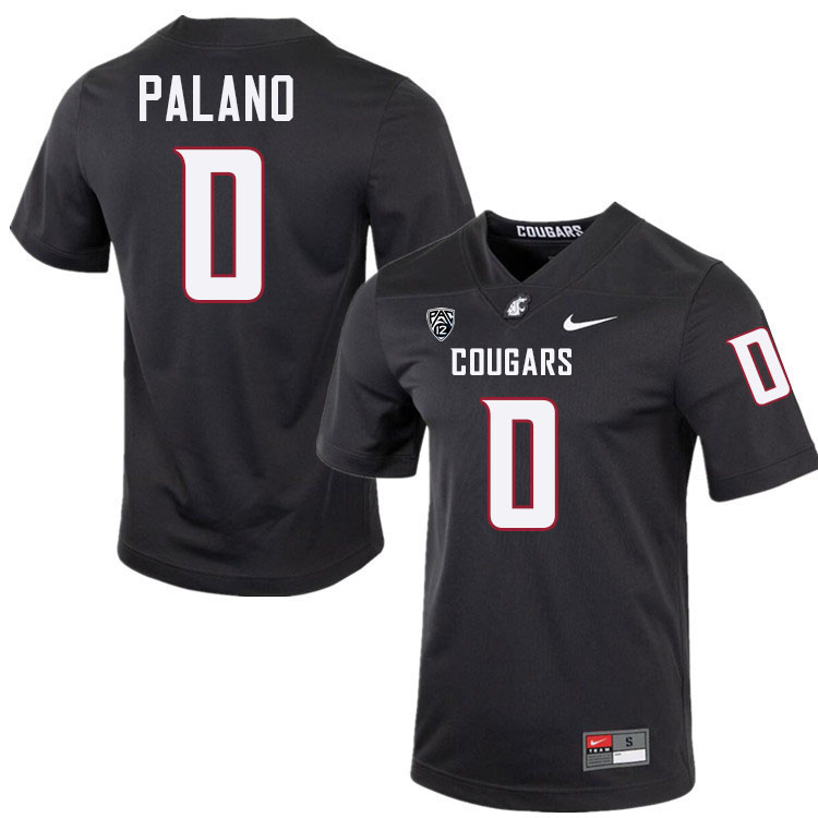 Anthony Palano WSU Cougars Jersey.Washington State Cougars #0 Anthony Palano Jersey Youth-Charcoal